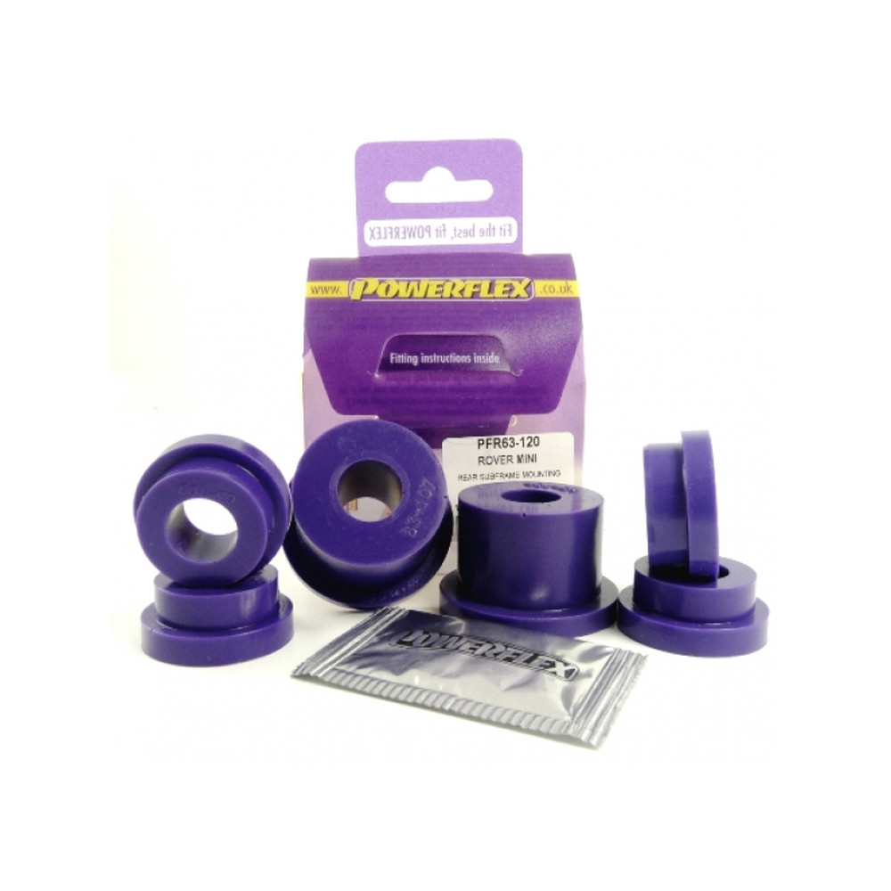 Silentbloc Powerflex spate pentru Mini fabricat după 1985 (4 bucăți) - PF-R63120K - PFR63-120 - 5055676507167