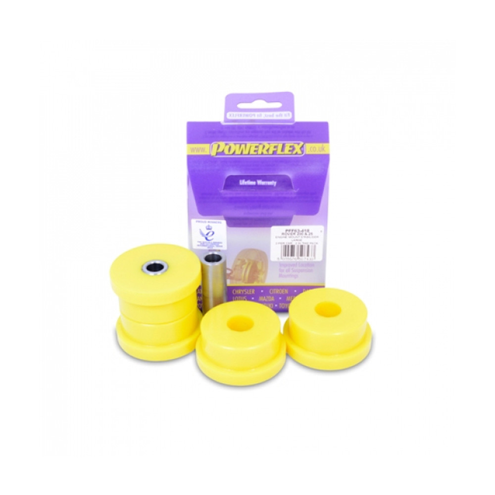 Silentbloc Powerflex pentru motorul Rover 200, model mare (2 bucăți) - PF-F63418-2 - PFF63-418 - 5055676507433