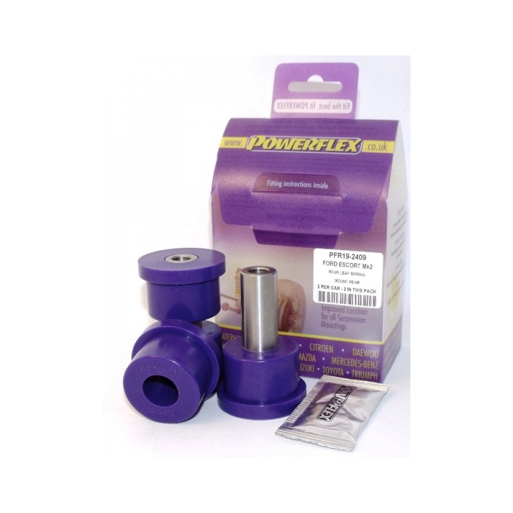 Silentbloc Powerflex pentru bara spate Ford Escort MK2 (2 bucăți) - PF-R192409-2 - PFR19-2409 - 5055676503312
