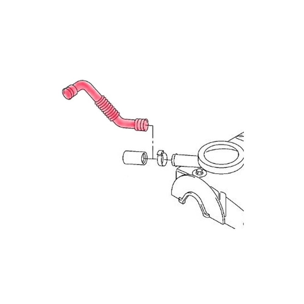 Durite de reniflard Forge pour Volkswagen T5 Transporter 1.9 TDI - FO-FMBH3.N - FMBH3-BLA
