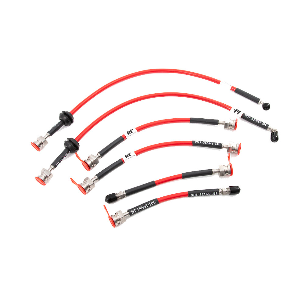 Kit tubi freno Forge Alfa MiTo 1.4 - FO-ALF-6-144.BT - ALF-6-144-TRANSPARENTBLUE