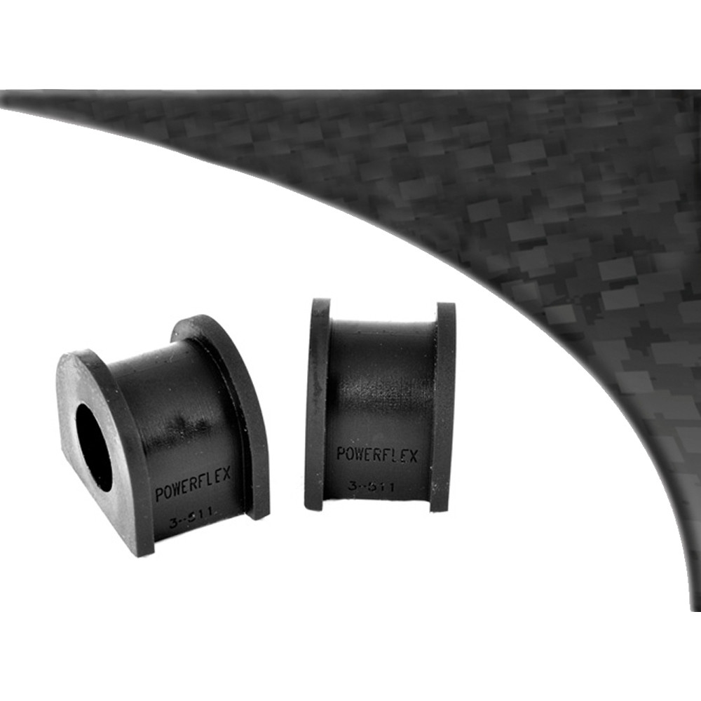 Boccola Black barra anti-rollio posteriore 14mm Audi TT Quattro (2 pezzi) - PF-R0351114-2N - PFR3-511-14BLK - 5055676515339