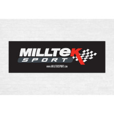 Banderole noire Milltek Sport 1840x600 mm