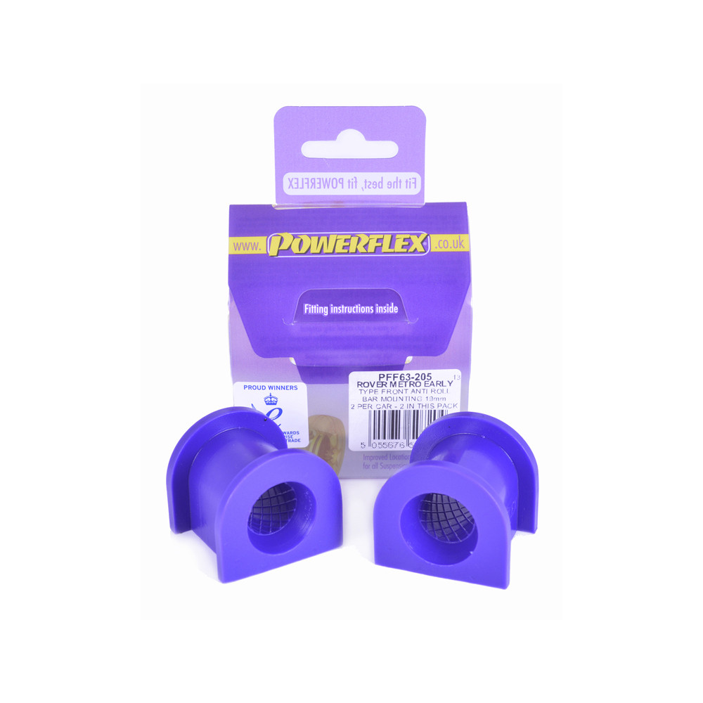 Silentbloc Powerflex pentru bara stabilizatoare față MG Metro (2 bucăți) - PF-F63205-2 - PFF63-205 - 5055676507204