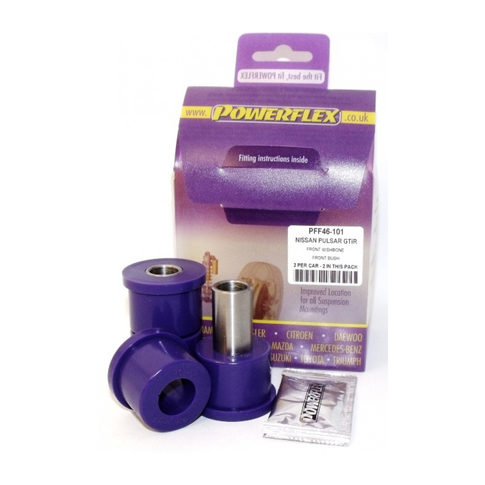 Silentbloc Powerflex triunghiular față pentru Nissan Sunny GTiR (2 bucăți) - PF-F46101-2 - PFF46-101 - 5055676505811