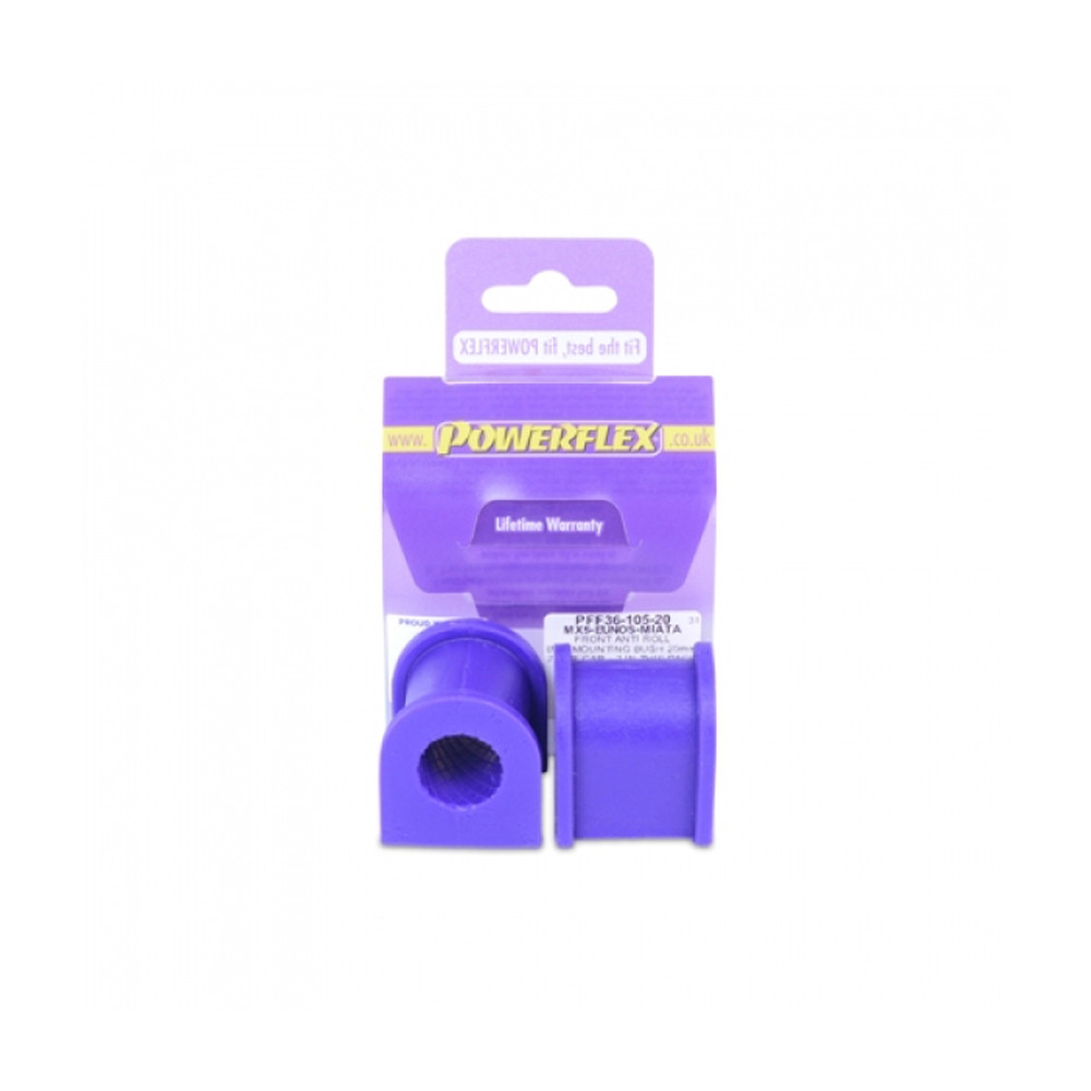 Silentbloc Powerflex pentru bară antiruliu, 20 mm (2 bucăți) - PF-F36105-20-2 - PFF36-105-20 - 5055676504869