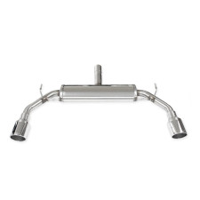 Inoxcar achterdemper rechts + links 100mm X-Race voor Alfa Romeo Giuletta 1750Tbi Veloce 240pk na 2016 - IC-ALGI11XR10 - ALGI. 11.XR10 - 3666618091815