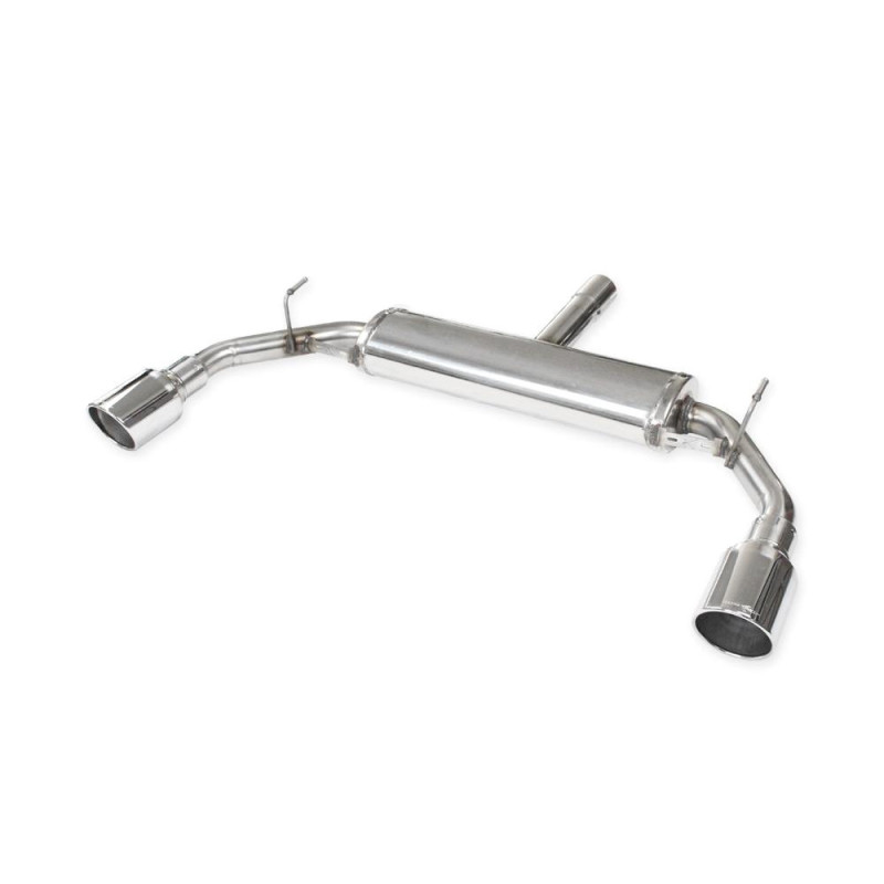 Inoxcar achterdemper rechts + links 110mm X-Race voor Alfa Romeo Giuletta 1750Tbi Veloce 240pk na 2016 - IC-ALGI11XR11 - ALGI. 11.XR11 - 3666618091808