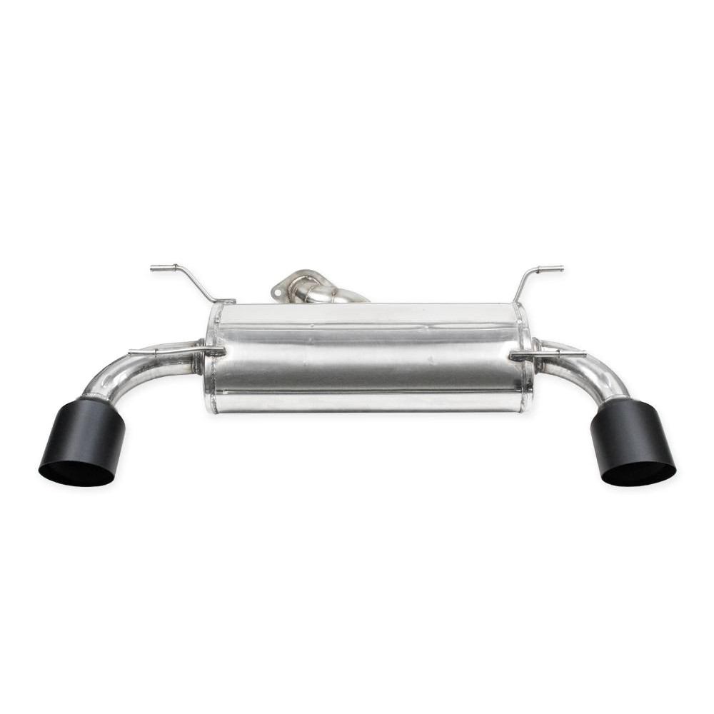 Inoxcar zwart keramische einddemper rechts + links 114 Racing voor Toyota GR86 2,4i 234pk (GPF) na 2021 - IC-TOGR01114CBLK - TOGR.01.114CBLACK - 3666618091709