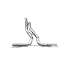 Klem zonder geluiddemper rechts + links Inoxcar voor Porsche Cayenne (536) 3,0V6 SUV na 2018 - IC-POCAY09 - POCAY.09 - 3666618091778