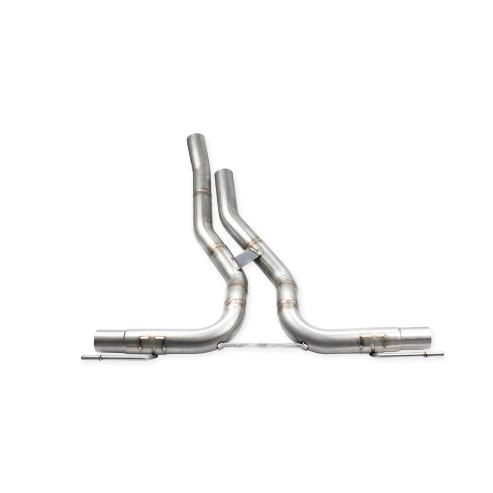 Klem zonder geluiddemper rechts + links Inoxcar voor Porsche Cayenne (536) 3,0V6 SUV na 2018 - IC-POCAY09 - POCAY.09 - 3666618091778