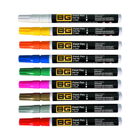 Marqueur peinture pneu/visserie BG-Racing diamètre 1mm