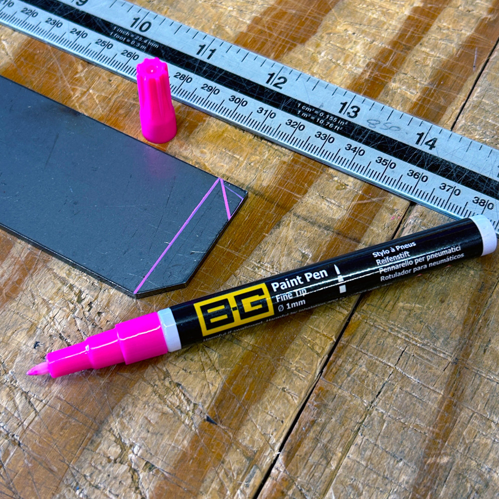 BG-Racing paint marker pen tire/bolt diameter 1mm - BG-521.J - BG5216 - 5060252099691