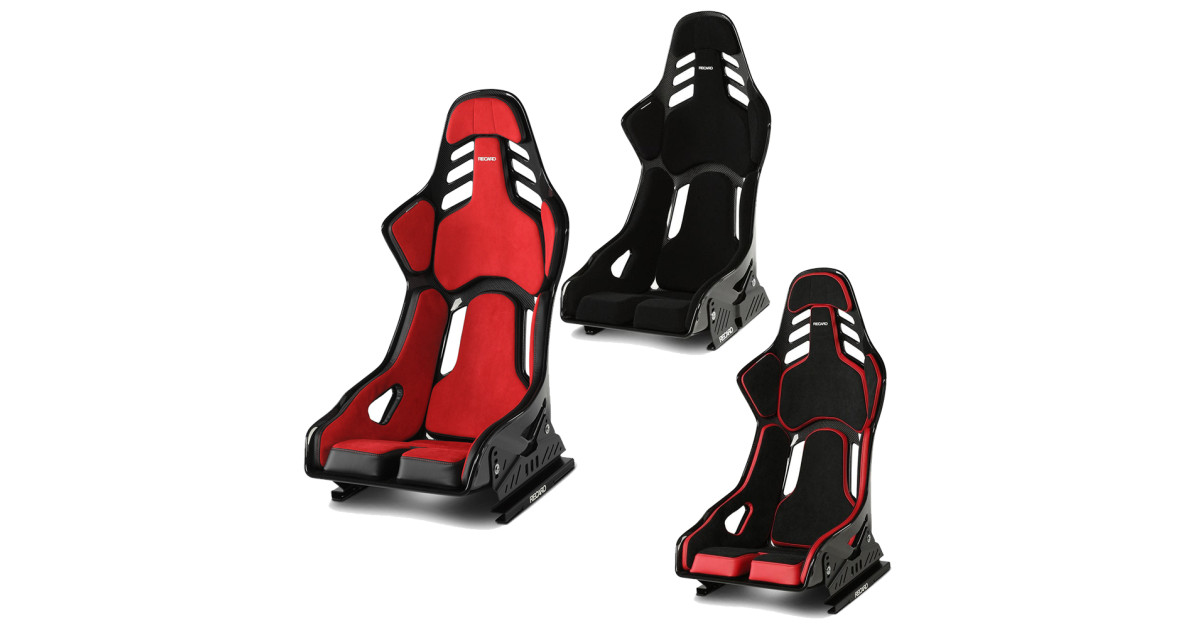 Recaro Podium CF seat with integrated airbag