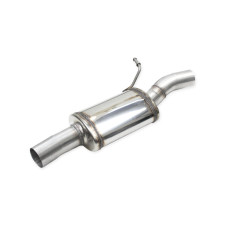 Inoxcar center pipe with muffler for Audi TT (8S) 2,0TFSI Coupé Quattro S-Line 2014-2018