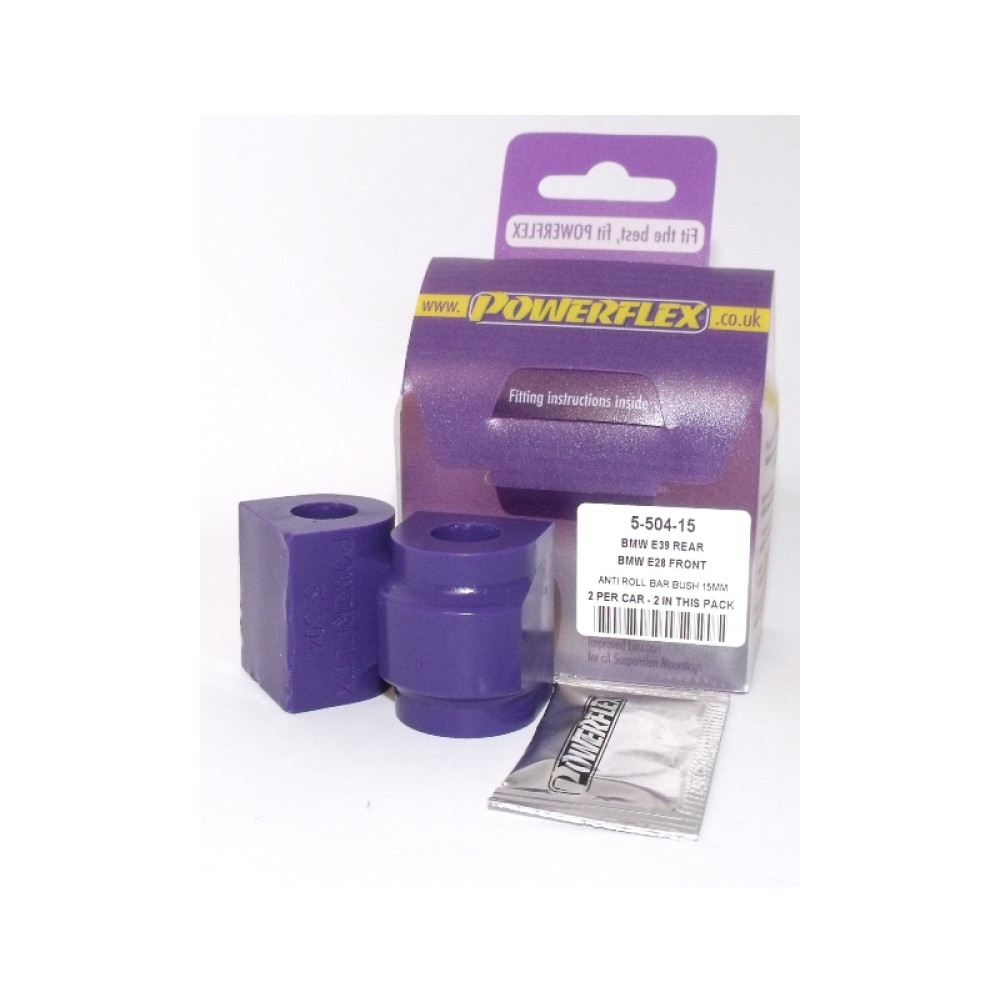 Silentbloc Powerflex pentru bară antiruliu spate 15 mm BMW E39 (2 bucăți) - PF-R550415-2 - PFR5-504-15 - 5055676502094