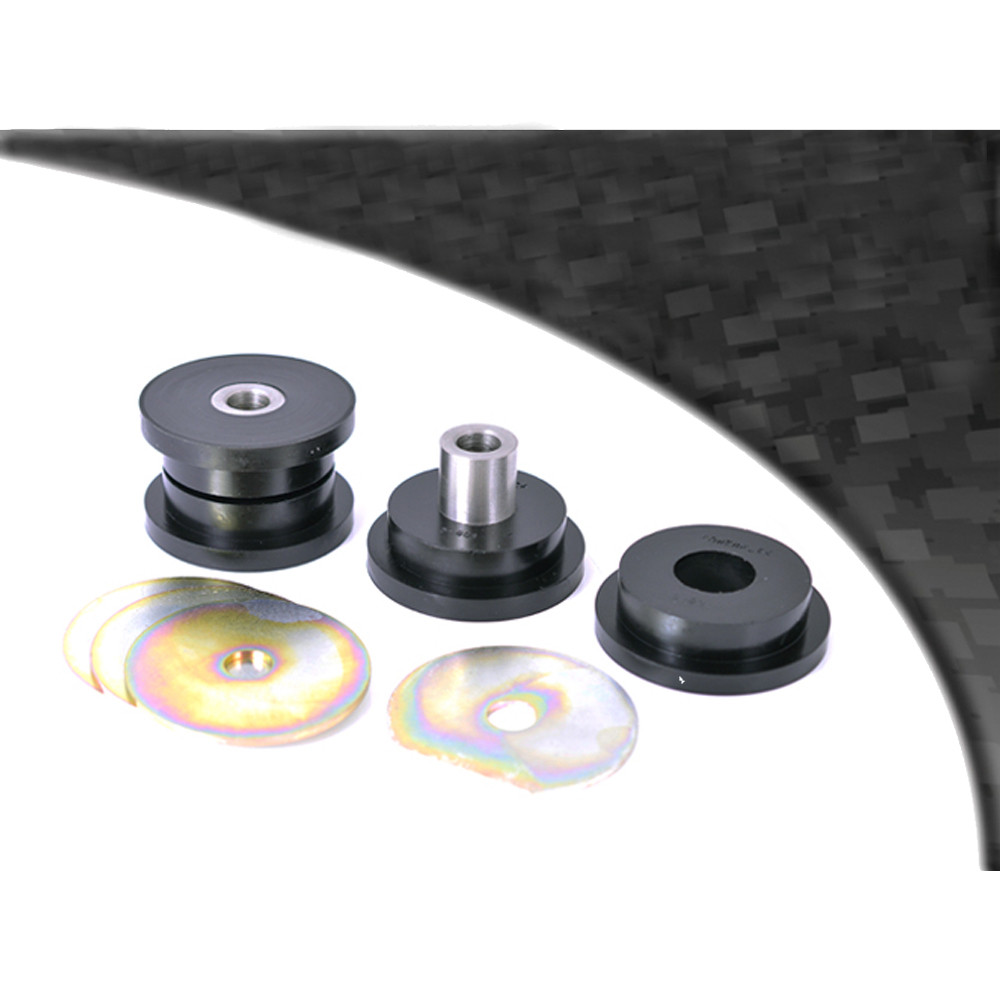 Silentbloc Powerflex negru, triunghiular, braț inferior de suspensie, BMW E28 (2 bucăți) - PF-F5801-2N - PFF5-801BLK - 5055676502308