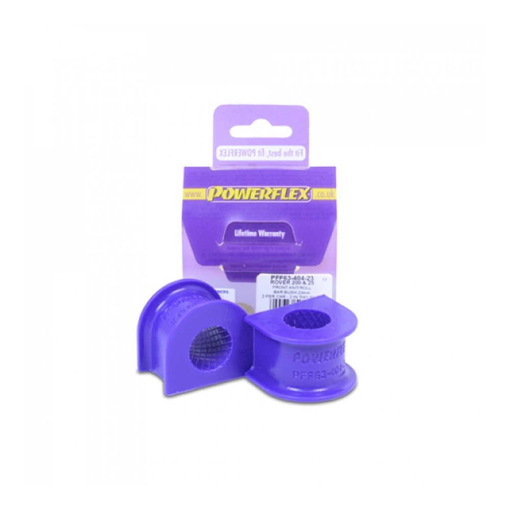 Silent-Bloc Powerflex Barre Anti-Roulis 23mm Avant Rover 200 (2 Pièces) - PF-F63404-23-2 - PFF63-404-23 - 5055676507341