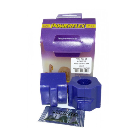 Powerflex Bushing Front Anti-Roll Bar Audi V8 1988-1993 (2 Pieces)