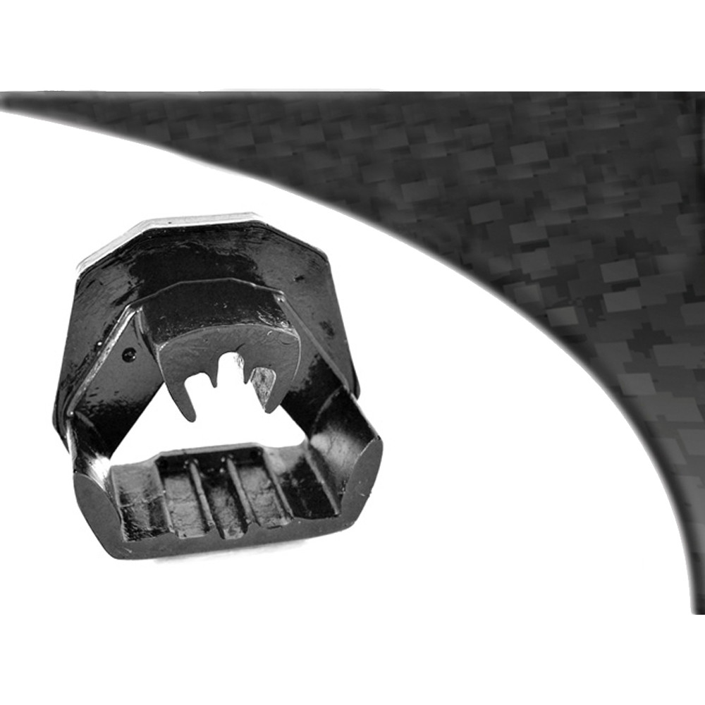 Silentbloc Powerflex cu inserție neagră pentru suportul inferior al motorului Ford Focus MK2RS (1 bucată) - PF-F191220N - PFF19-1220BLK - 5055676521019