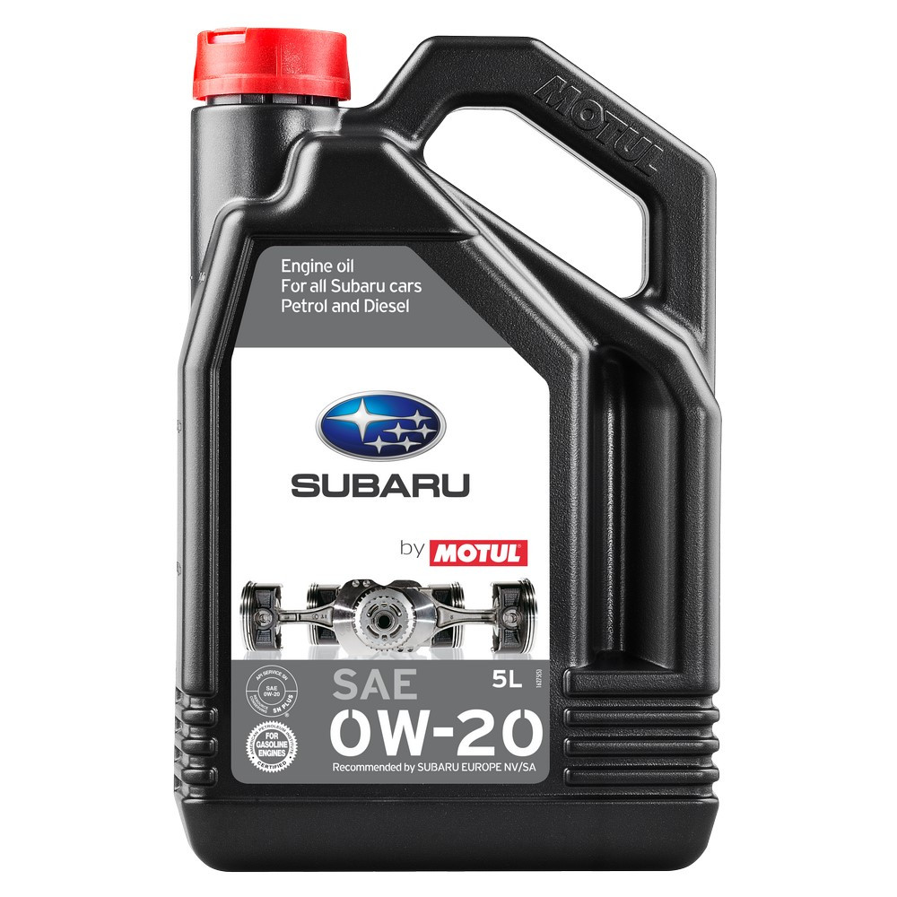 SUBARU motorolie van MOTUL 0W20 - 5L kan - MOT-SUB-0W20-5 - 109770 - 3666618093574
