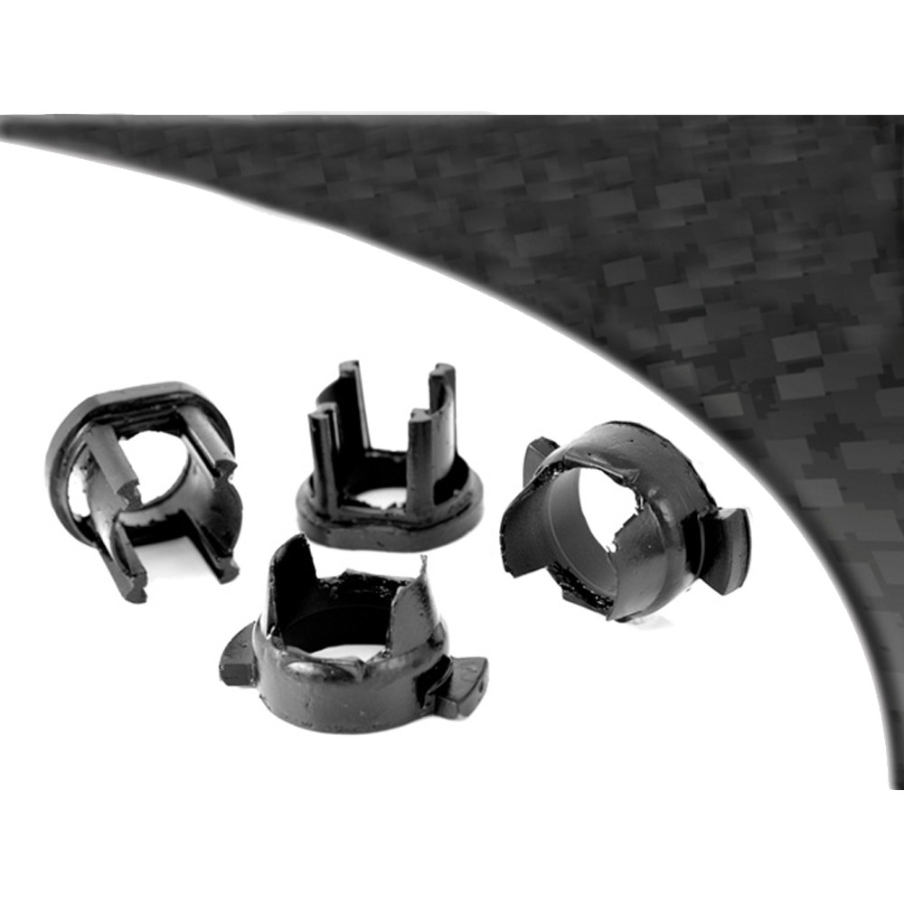 Silentbloc Powerflex Black spate pentru Peugeot 206, inserție posterioară (2 bucăți) - PF-R50413-2N - PFR50-413BLK - 5055676517333