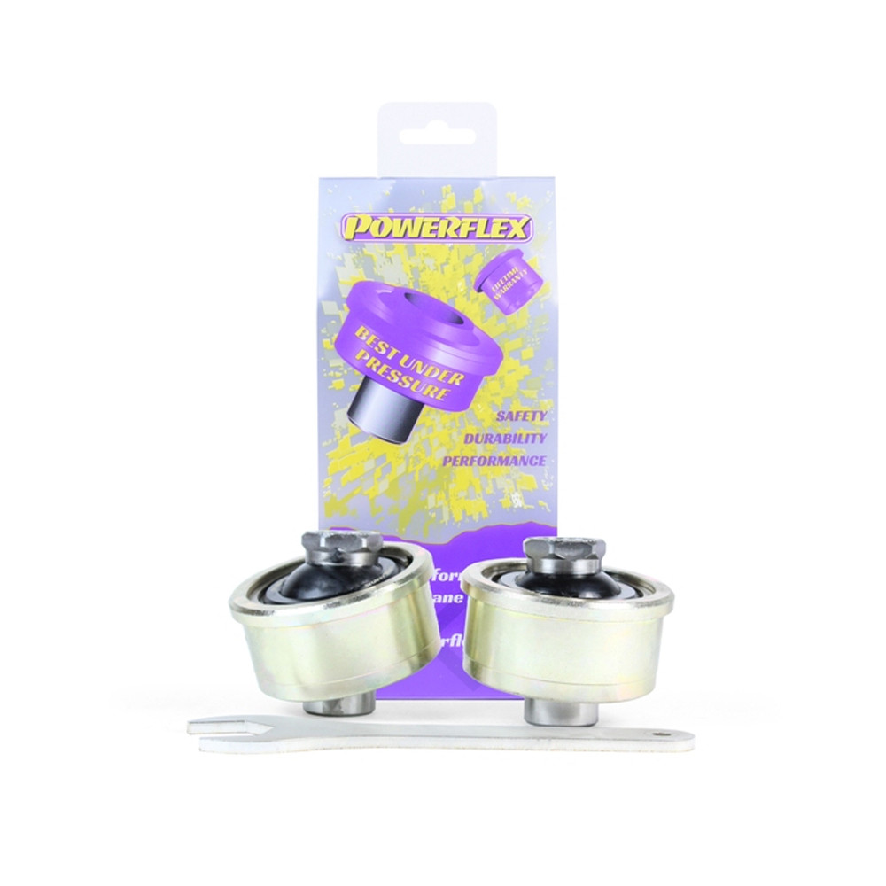 Silentbloc Powerflex triunghiular față și spate pentru Opel Corsa D (2 bucăți) - PF-F801102-2 - PFF80-1102 - 5055676517098