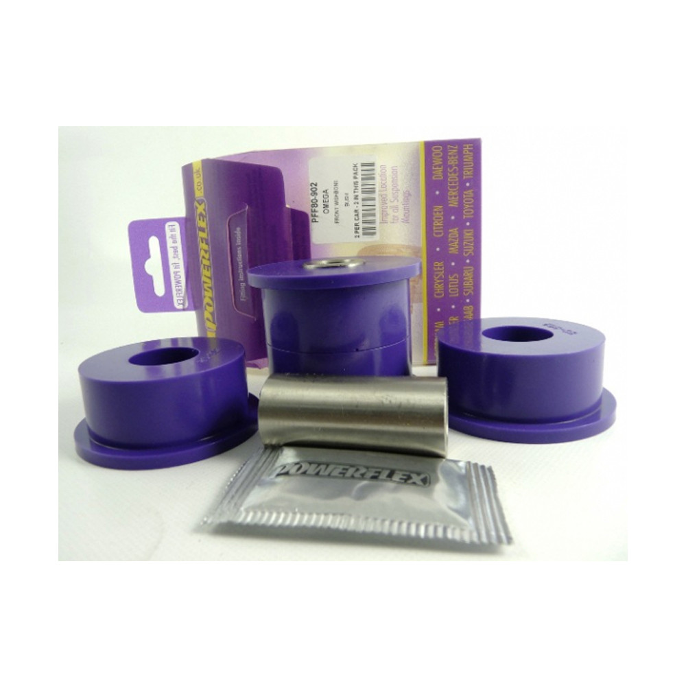 Silentbloc Powerflex triunghiular față pentru Opel Omega B (2 bucăți) - PF-F80902-2 - PFF80-902 - 5055676510136