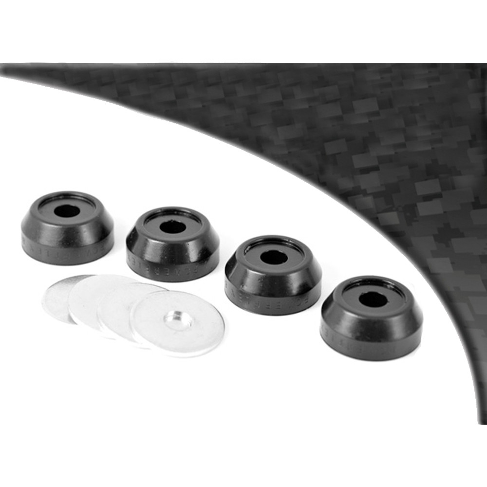 Silentbloc Powerflex Black pentru bară antiruliu cu ochi triunghiular Volkswagen Polo 6 (2 bucăți) - PF-F8520810-2N - PFF85-208-10BLK - 5055676519566
