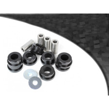 Silent-Bloc Powerflex Zwart Bovenste Achterarm Interieur A4 / S4 / RS4 4 Wielaandrijving (4 Onderdelen) - PF-R03209-4N - PFR3-209BLK - 5055676520470