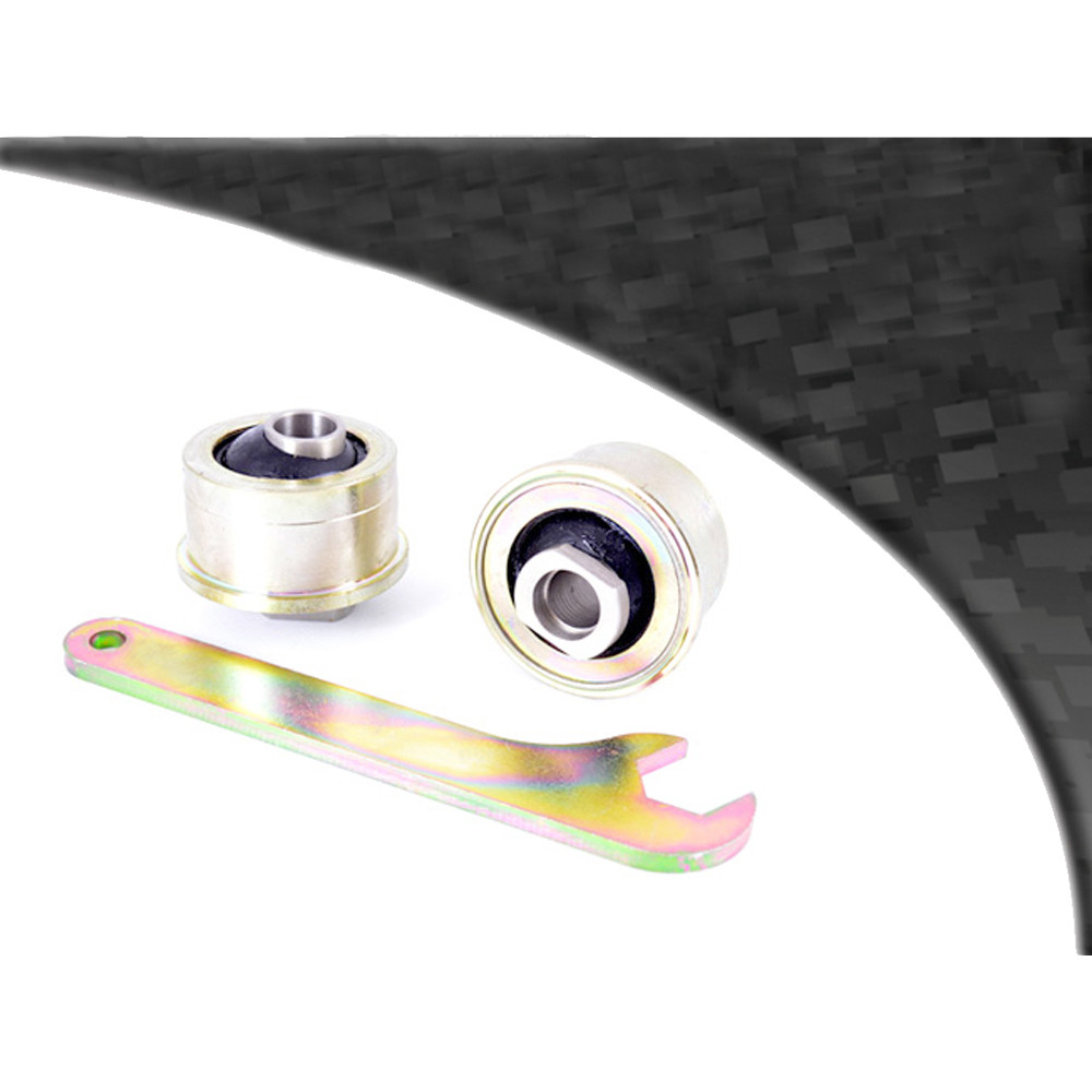 Silentbloc Powerflex negru pentru brațul față reglabil, spate, Subaru 2003-2009 (2 bucăți) - PF-F69505G-2N - PFF69-505GBLK - 5055676520234