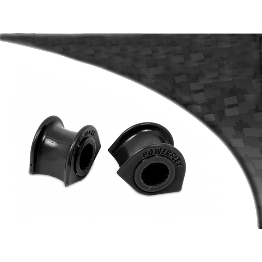 Black Silent Block (x2) Powerflex Front Anti-Roll Bar / Fiat coupé - Lancia delta - PF-F16304-23-2N - NULL - 5055676513083