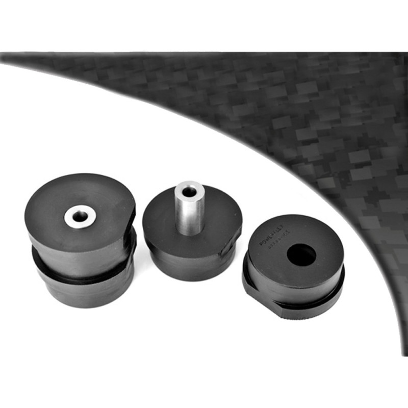 Silent-Bloc Powerflex Zwart Bovenste Motorsteun Mitsubishi Evo 6 (2 Stuks) - PF-F44105-2N - PFF44-105BLK - 5055676514622