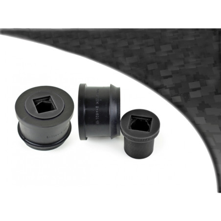 Silent-Bloc Powerflex Black Triangle Avant BMW E46 Diamètre 66mm (2 Pièces)