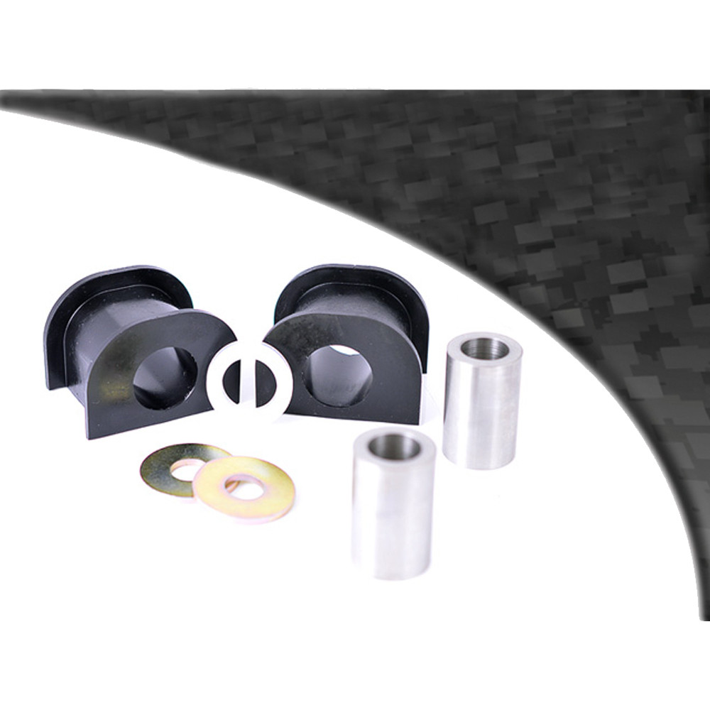 Silentbloc Powerflex negru pentru triunghiul spate Porsche 944 S2 968 (2 bucăți) - PF-F57303-2N - PFF57-303BLK - 5055676514943