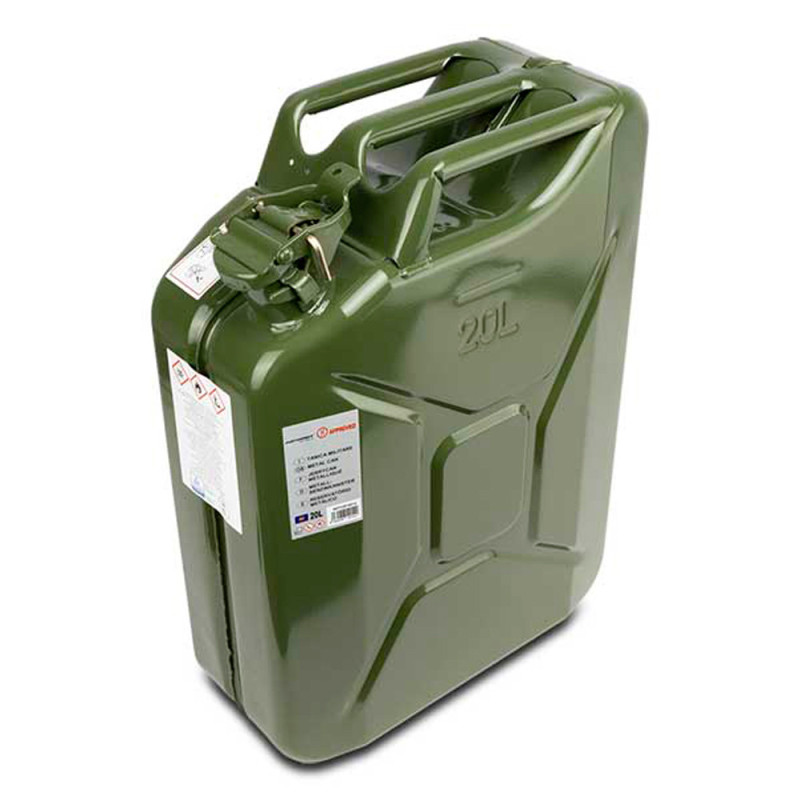 Tanica / Bidone Metallico 20 L - AS-JER20L - 28057 - 8430046141542