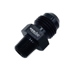 Adaptateur Mâle/Mâle OBP 1/4NPT-JIC aluminium noir