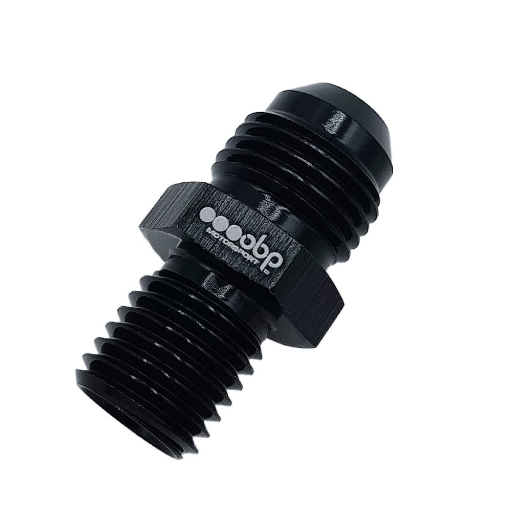 OBP Male/Male Adapter M10X100-JIC in black aluminium - OBP-ADM10.D4 - OBPA-4-M10