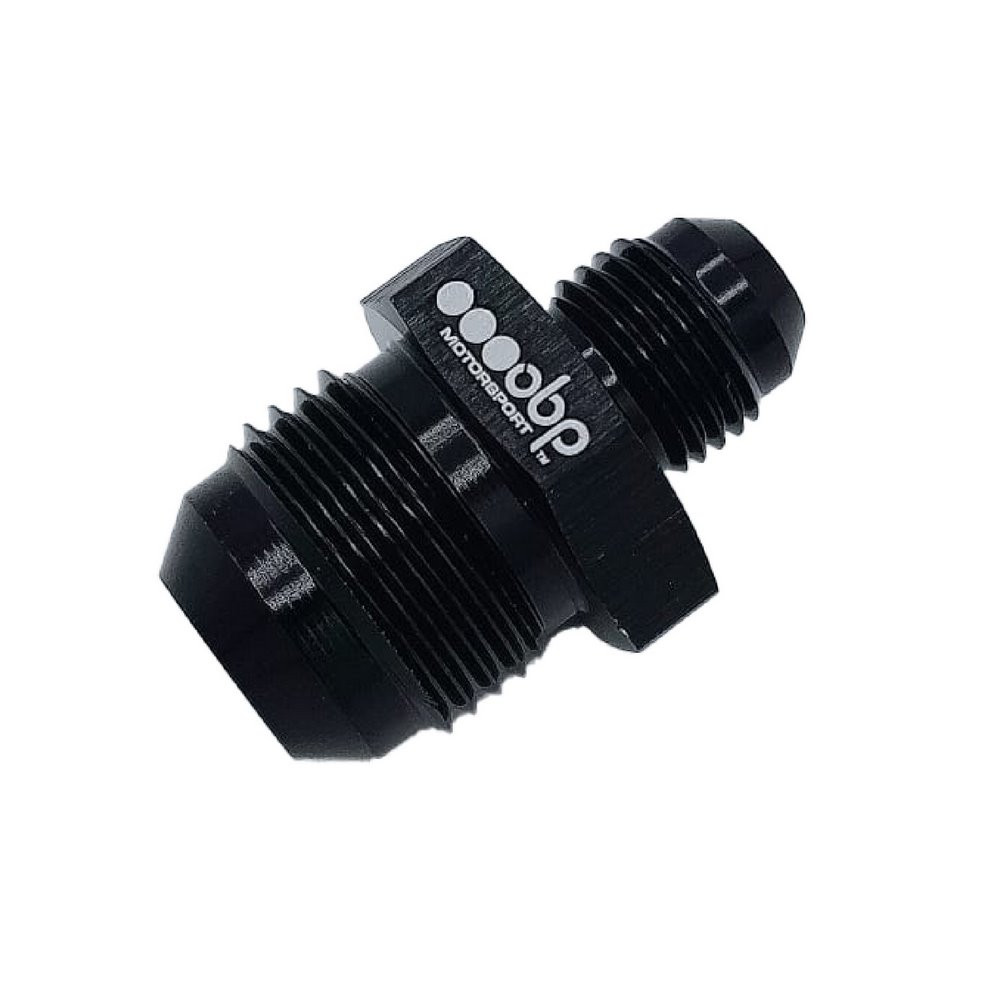 Adattatore OBP maschio/maschio JIC Dash8-JIC in alluminio nero - OBP-ADJIC8.D6 - OBPA-8-6