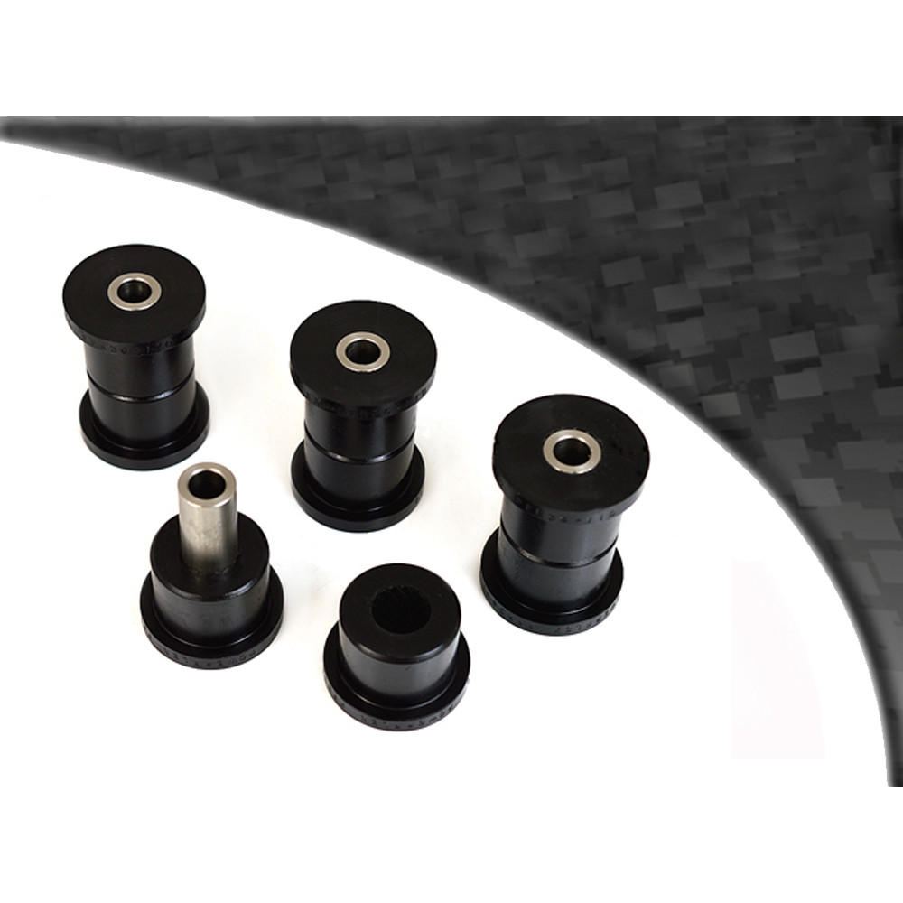 Silentbloc Powerflex negru, triunghiular, braț inferior de suspensie, interior, pentru Mazda MX5 (4 bucăți) - PF-R36110-4N - PFR36-110BLK - 5055676515865