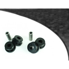 Silent-Bloc Powerflex Zwart Achterarm Mitsubishi Evo 4 / 5 / 6 / 7 (2 Stuks) - PF-R44117-2N - PFR44-117BLK - 5055676520616