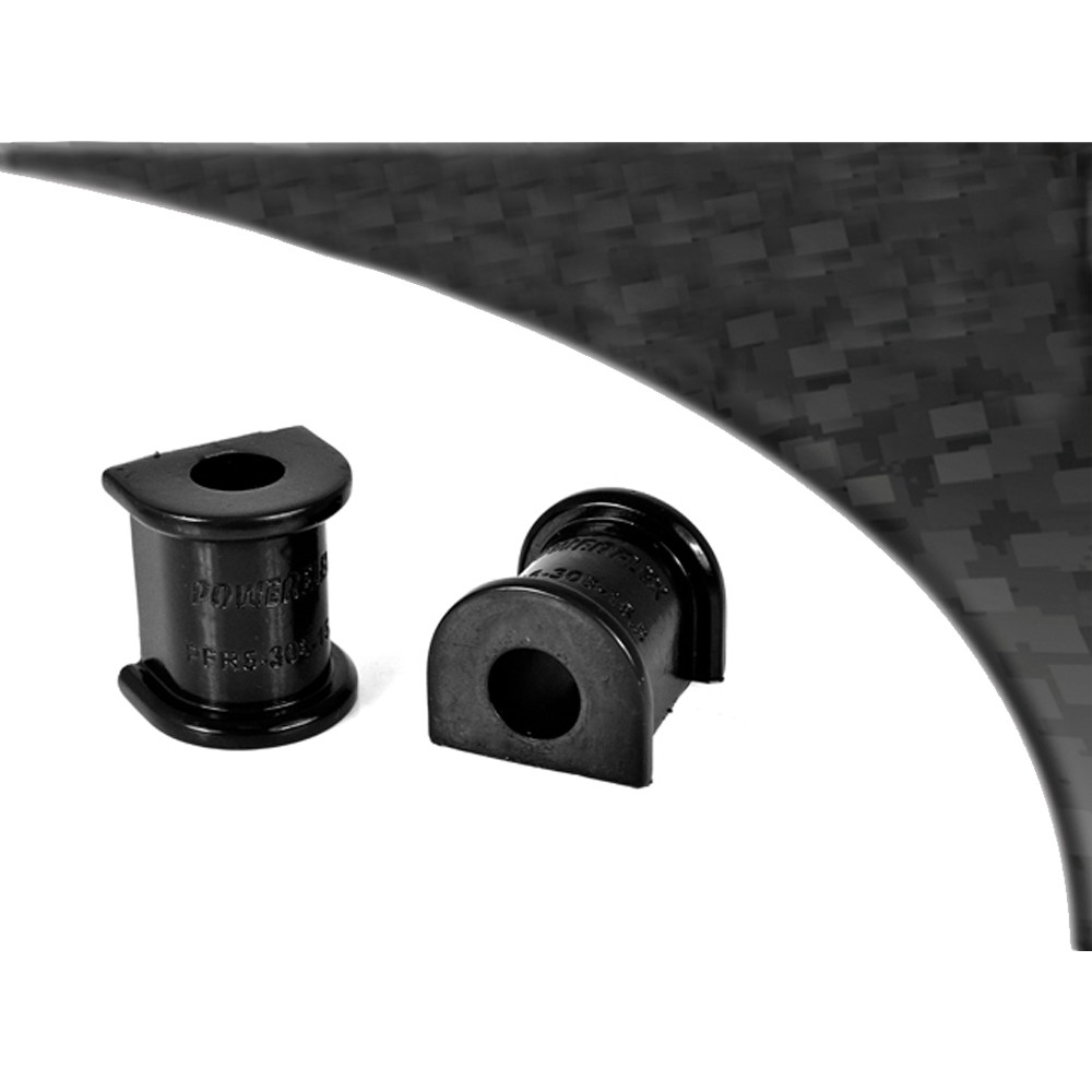 Silent-Bloc Powerflex Black Barre Anti-Roulis Arrière 15.5mm BMW E30 (2 Pièces) - PF-R5308-155-2N - PFR5-308-15.5BLK - 5055676515346