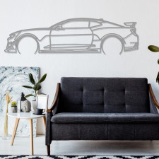 Décoration à poser Art Design support acier - silhouette Chevrolet CAMARO ZL1