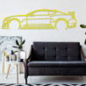 Décoration à poser Art Design support acier - silhouette Chevrolet CAMARO ZL1