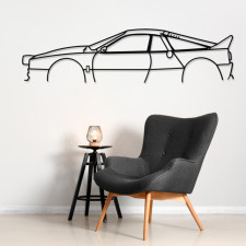 Art Design wanddecoratie - Lancia 037 CLASSIC silhouet - AD-ART326-M.N.60 - ART.326-M