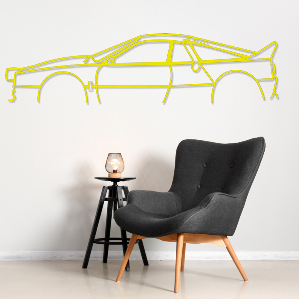 Décoration murale Art Design - silhouette Lancia 037 CLASSIC - AD-ART326-M.N.60 - ART.326WALL60