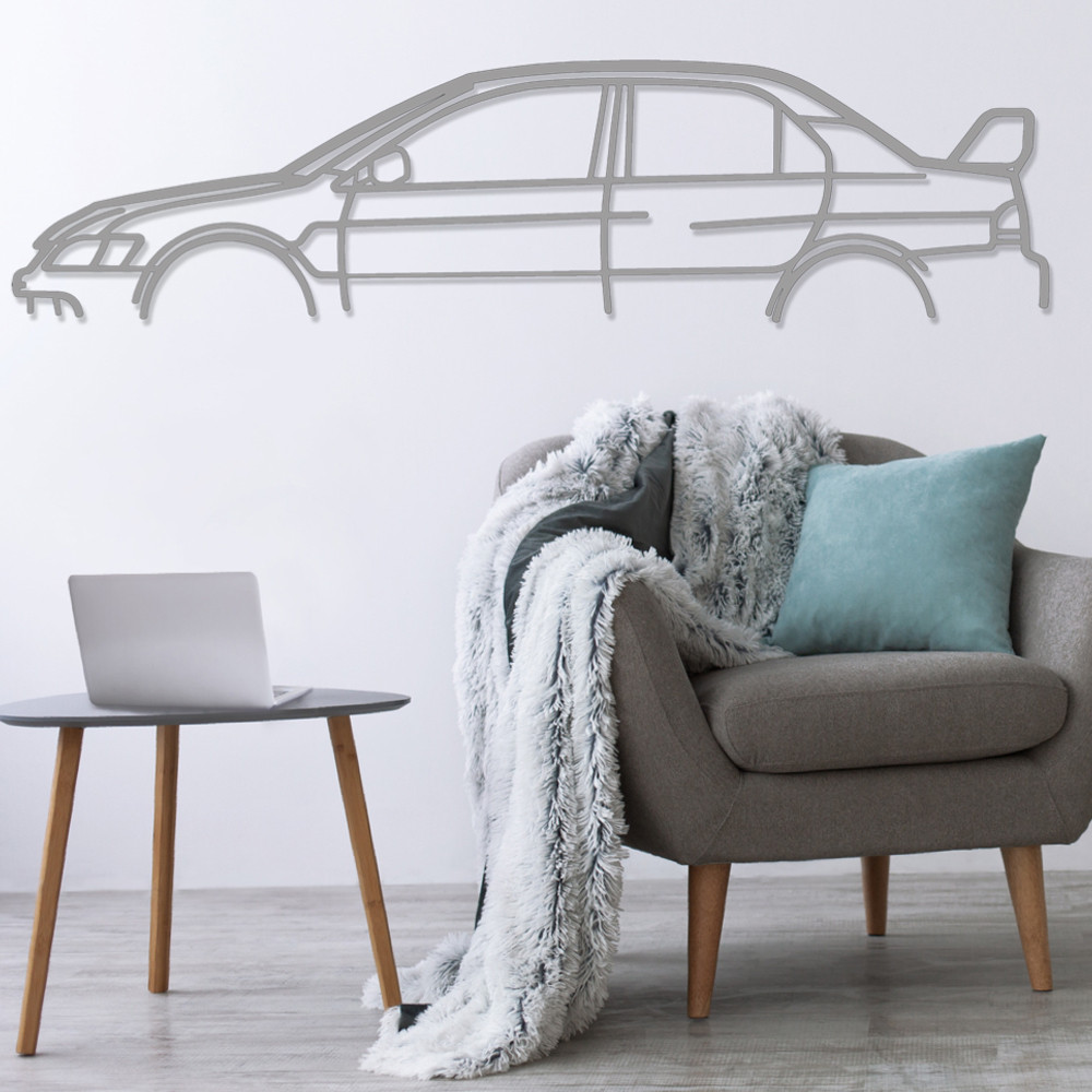 Décoration murale Art Design - silhouette Mitsubishi LANCER EVO 9 - AD-ART334-M.N.60 - ART.334WALL60