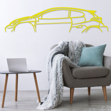 Décoration murale Art Design - silhouette Toyota YARIS GR