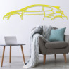 Décoration murale Art Design - silhouette Toyota YARIS GR