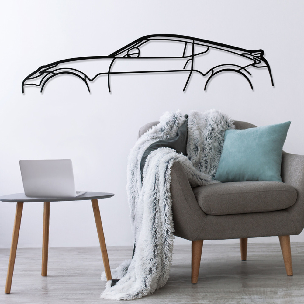 Art Design wall decoration - silhouette Nissan 370Z - AD-ART341-M.N.60 - ART.341WALL60